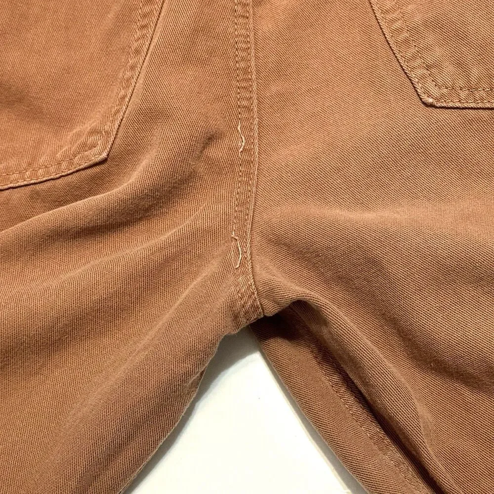 Reformation Jeans Women’s Size 29 High Rise Linen Toffee Brown Soft Pants USA - Picture 14 of 14